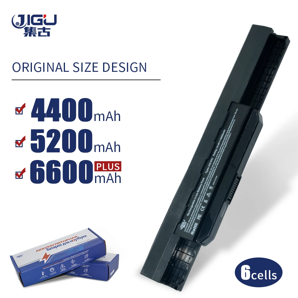 

JIGU Laptop Battery A31-K53 A32-K53 A41-K53 A42-K53 For Asus x53s A43 A53s K43 K53 k53s k53U X43 A43B A53B K53B X43B Series