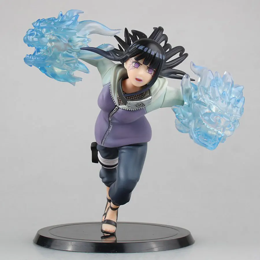 Высокое качество Наруто Shippuden ПВХ фигурку Hyuuga Хината Близнецы Львы Fist Battle Ver.