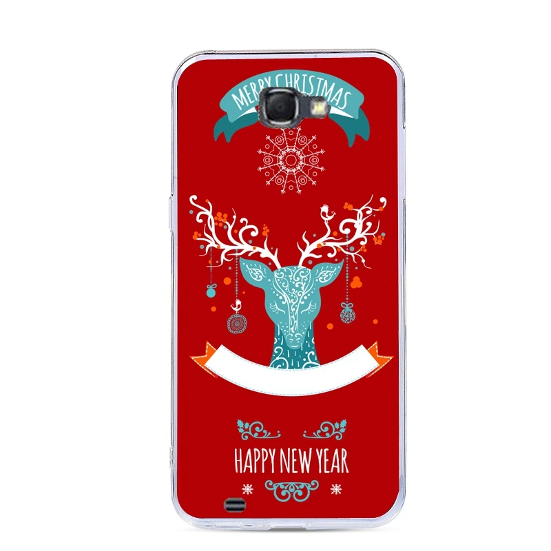 Painted Case For Samsung Galaxy Note 2 II N7100 Cover N7105 Note2 NoteII 7100 Phone Bags Merry Christmas Cases |
