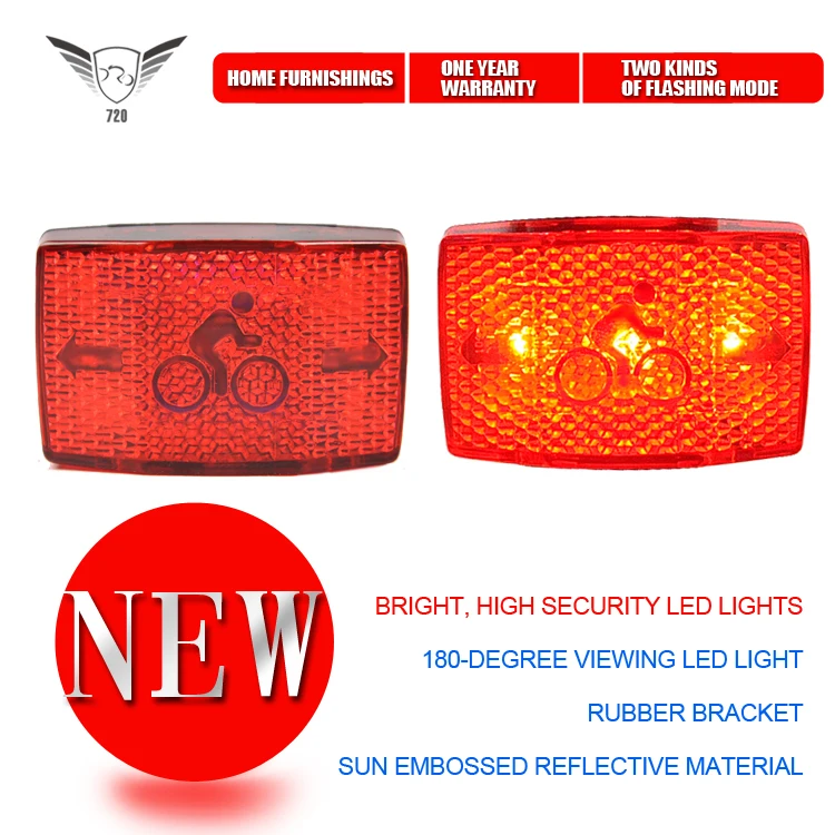 3LED Bike Light Cheap Wholesale Price! Bicycle Tail Water Resistant Mountain Safety Back Rear Led Lamp | Спорт и развлечения