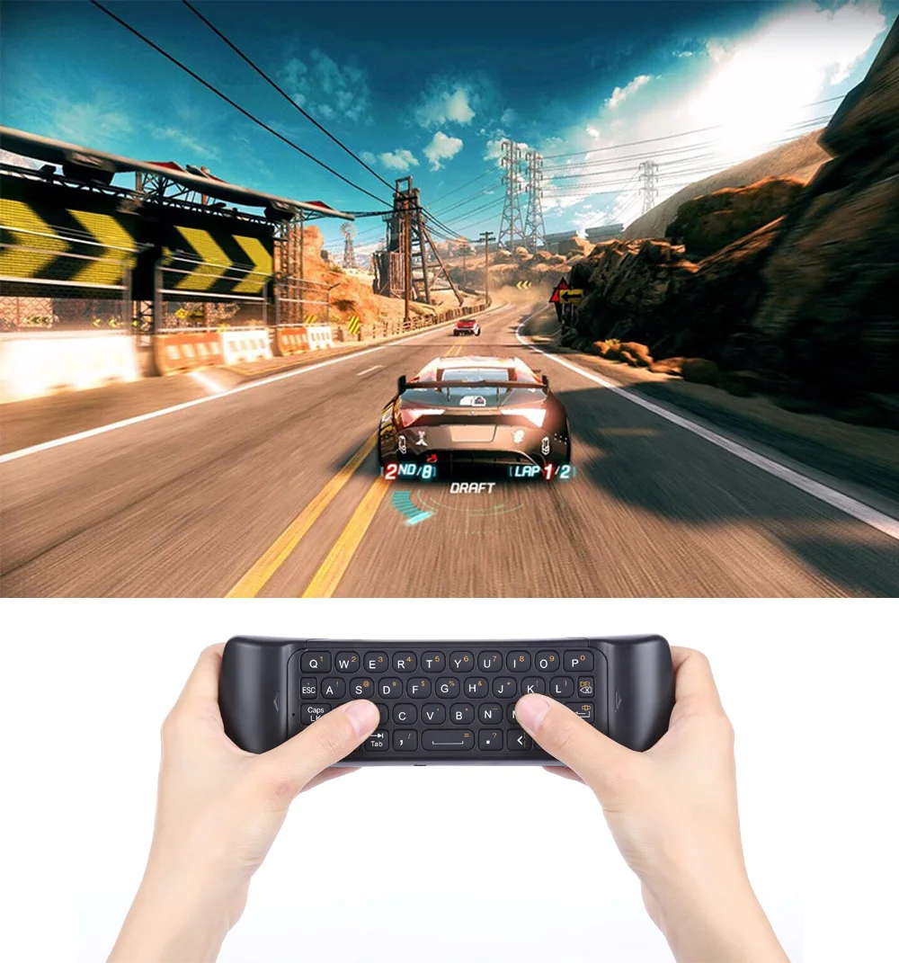 Беспроводная воздушная мышь MINIX NEO A3 с голосовым входом клавиатура QWERTY
