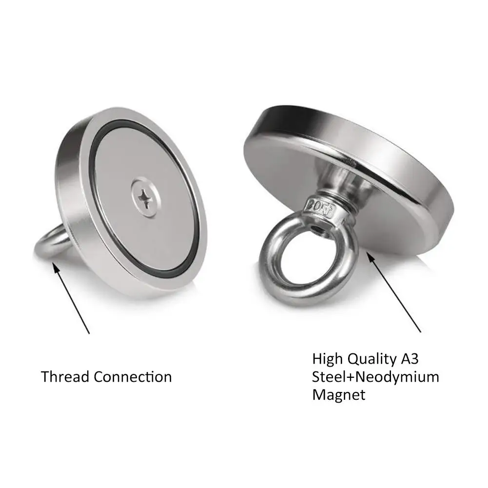 60/75/90/120 мм неодимовый магнит кольцо магнитное Магнитный съемник для жестких