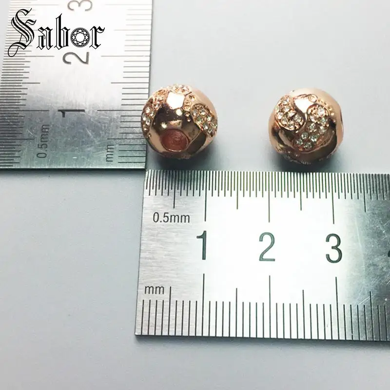 Розовое золото Цвет Детские бусины &quotследы&quot самые модные DIY Карма Подарок для