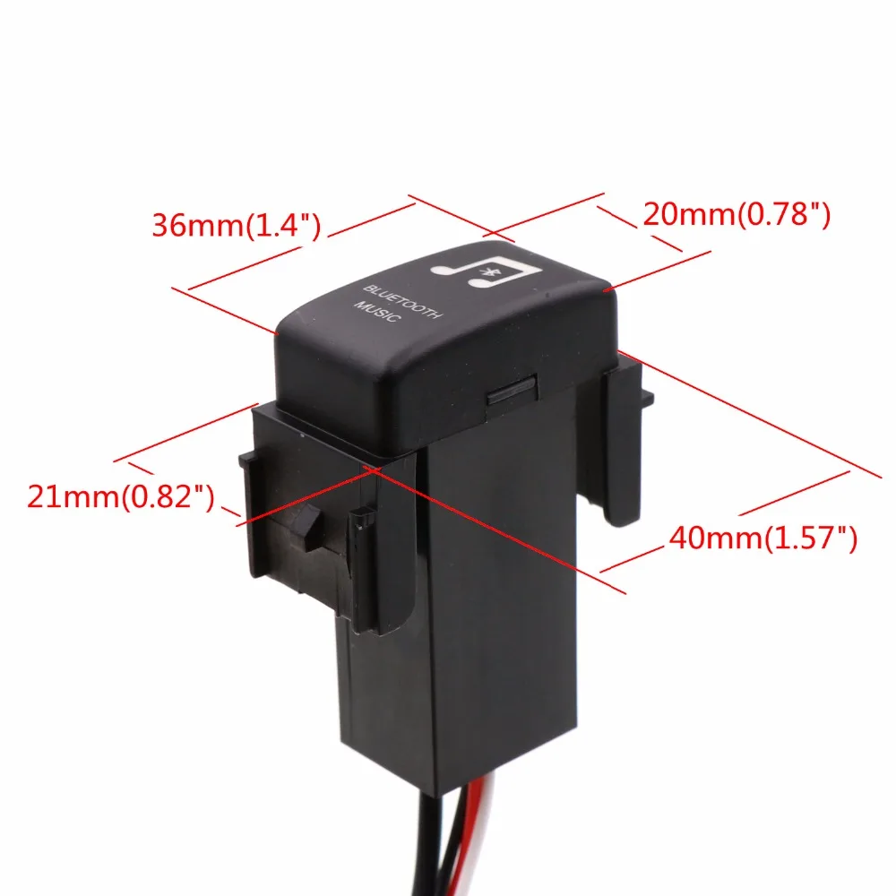 car bluetooth music adapter module panel installation aux output use for nissanqashqaitiidax trailsunnynv200 free global shipping