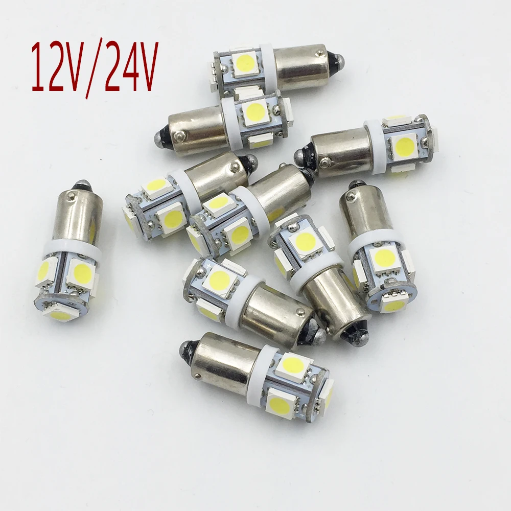 Y 10x Ba9s светодиодный светильник с 5Smd 5050 T4W белый/зеленый/синий/182 145 автомобиля