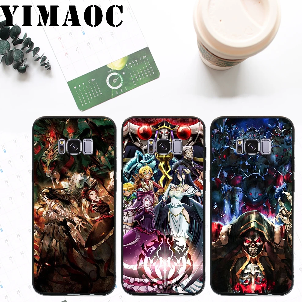 YIMAOC Overlord Japan Anime Soft Silicone Case for Samsung Galaxy A3 A5 A6 Plus 2017 2016 S6 S7 Edge S8 S9 &amp Note 8 9 |