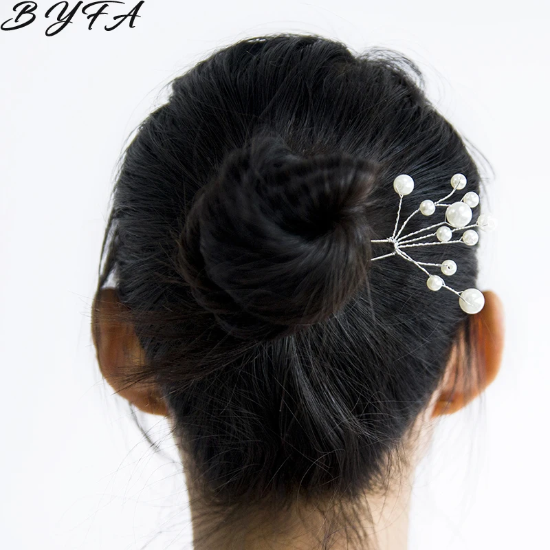 Женские заколки для волос 2 шт. модные блестящие свадебные с серебряным