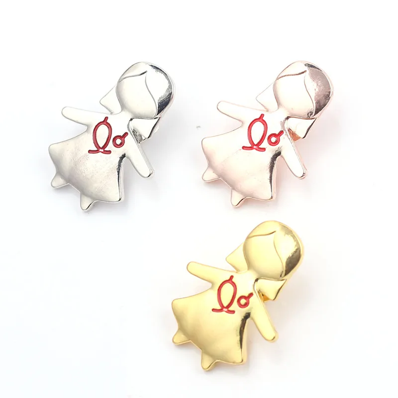 Брошь медсестры металлическая брошь с красной эмалью для женщин и мужчин|Броши| |