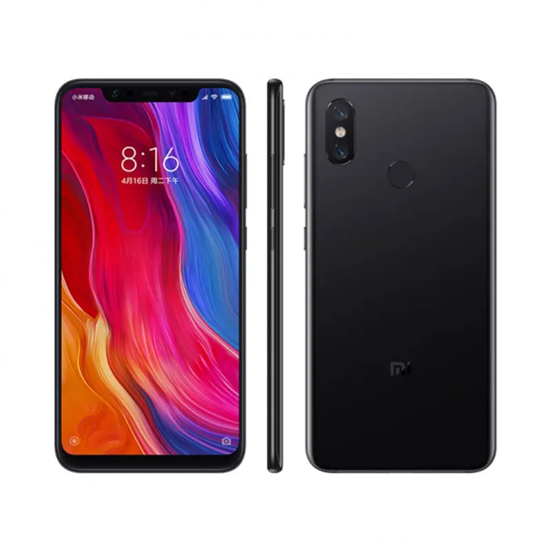 Оригинальный Xiaomi mi 8 6 ГБ оперативная память 64 Встроенная Snapdragon S845 Octa Core мобильный