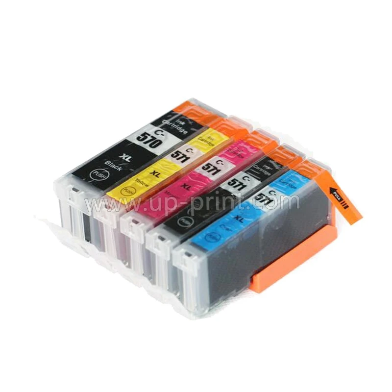 5PK PGI 570 CLI571 чернильные картриджи для принтера CANON PIXMA TS6050/6051/6052/5050/5051/5052/5053 pgi 570|ink