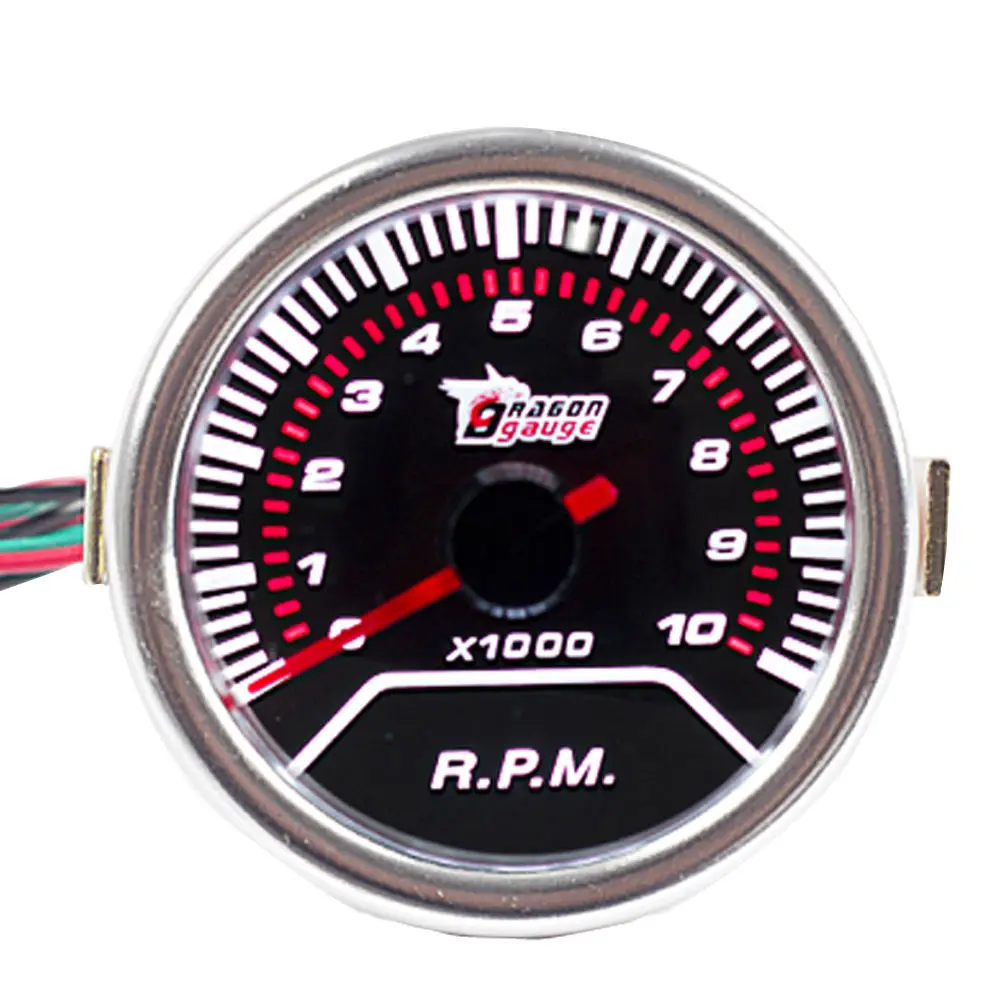 

EE support Car Motor Universal Smoke Len 2" 52mm Indicator Tacho Tachometer Gauge Meter