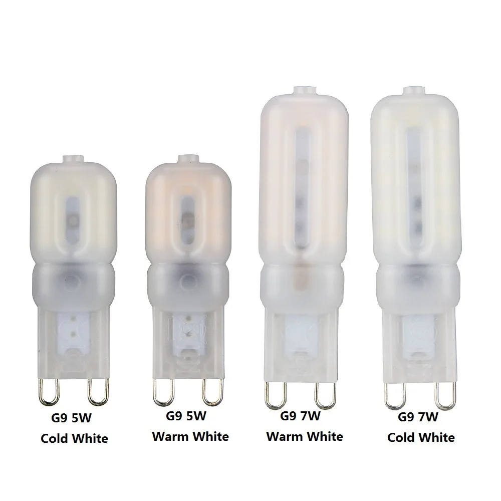 10 шт. мини G4 G9 3 Вт 5 7 SMD2835 Светодиодная лампа AC & DC 12 В 220 светодиодная нить