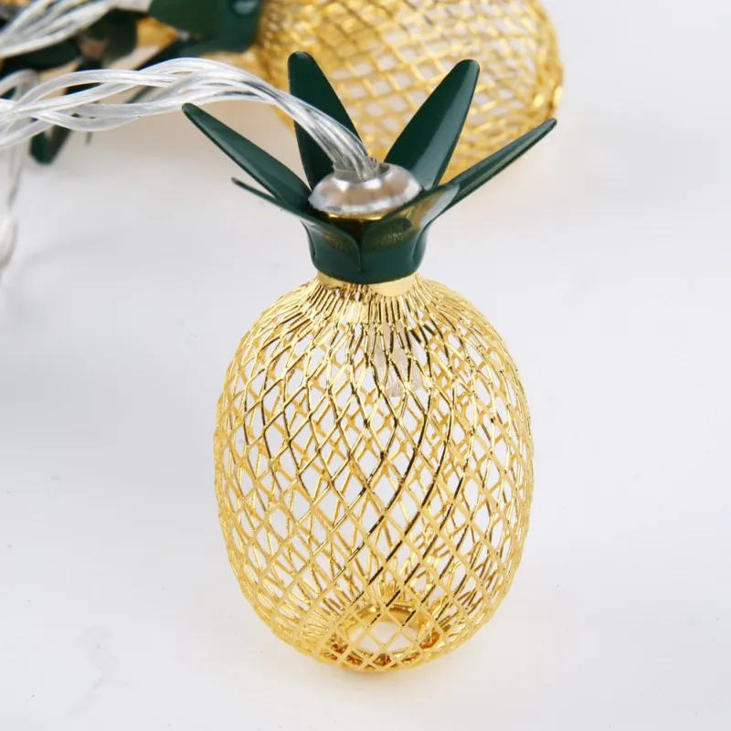 

10 LED Pineapple String Lights Battery Operated Fairy String Lights Christmas LED String Lights Birthday Party Wedding Decor