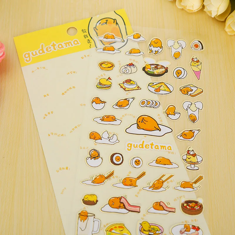 Мультфильм Gudetama бумажный стикер пакет DIY дневник украшение наклейка альбом