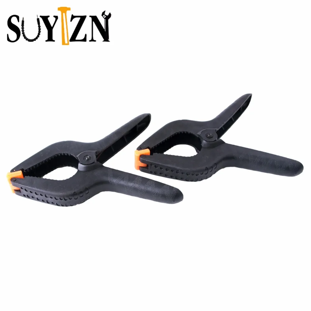 2 шт. 9 дюймов прочные хомуты Пластик нейлоновый пружинный зажим Тип деревянная