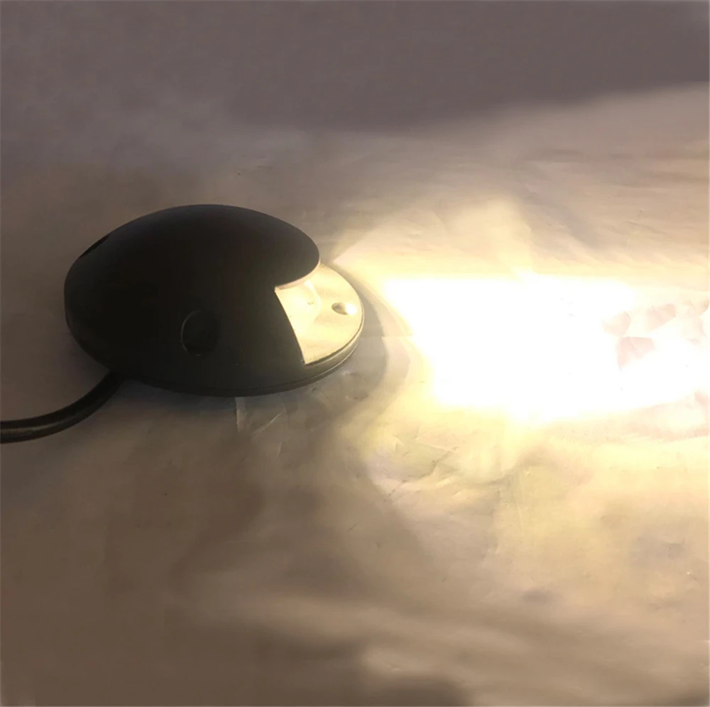Односторонний светильник ing led шаговый светильник 2 Вт Водонепроницаемый светодиодный светильник для сада подземный Dia100* H35mm IP67 настенный