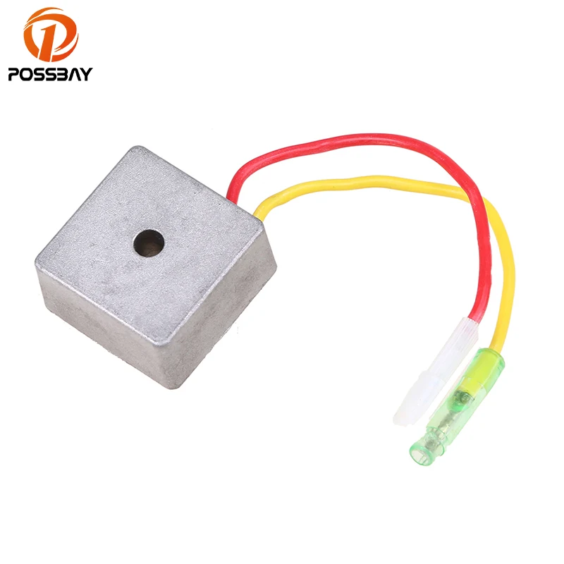 Металлический регулятор напряжения POSSBAY для мотоцикла 12 В выпрямитель подходит