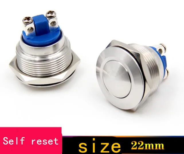 

22mm metal waterproof, anti rust and anti-oxidation damage spherical stainless steel button switch cambered surface screw foot