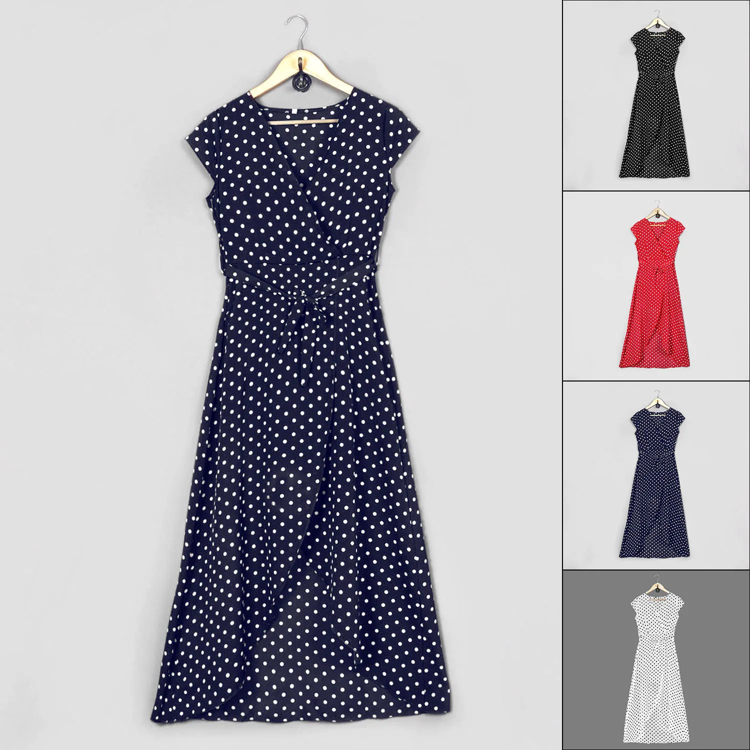 Женское Повседневное платье летнее с коротким рукавом v образным вырезом из