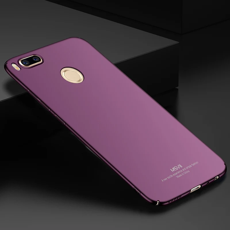 For Xiaomi Mi A1 Case Original MSVII Luxury Ultra Thin Micro scrub PC Hard Cell Phone MiA1 5X Cover Coque |