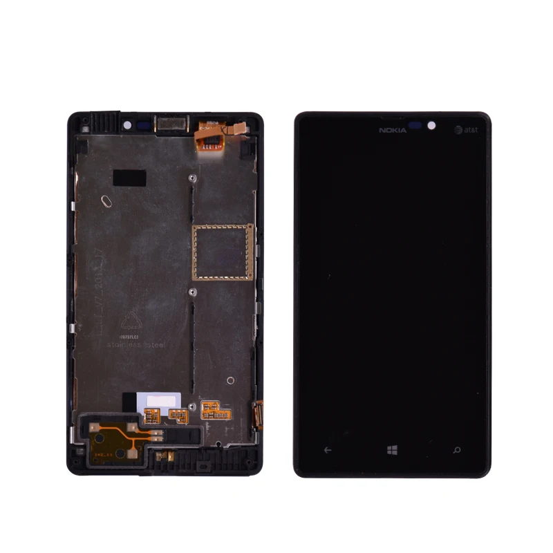 100% Оригинальный ЖК дисплей для Nokia Lumia 820 с сенсорным экраном рамкой 4 3 дюйма 800x480