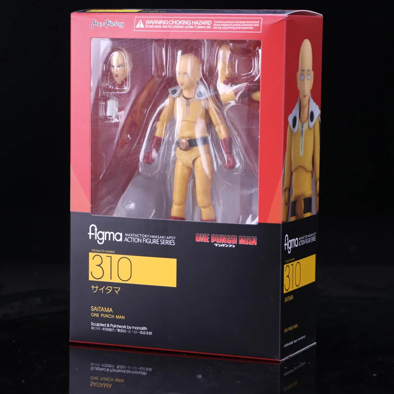 Аниме Сайтама One Punch Man Figma 310 ПВХ экшн фигурка коллекционные модели игрушек|model