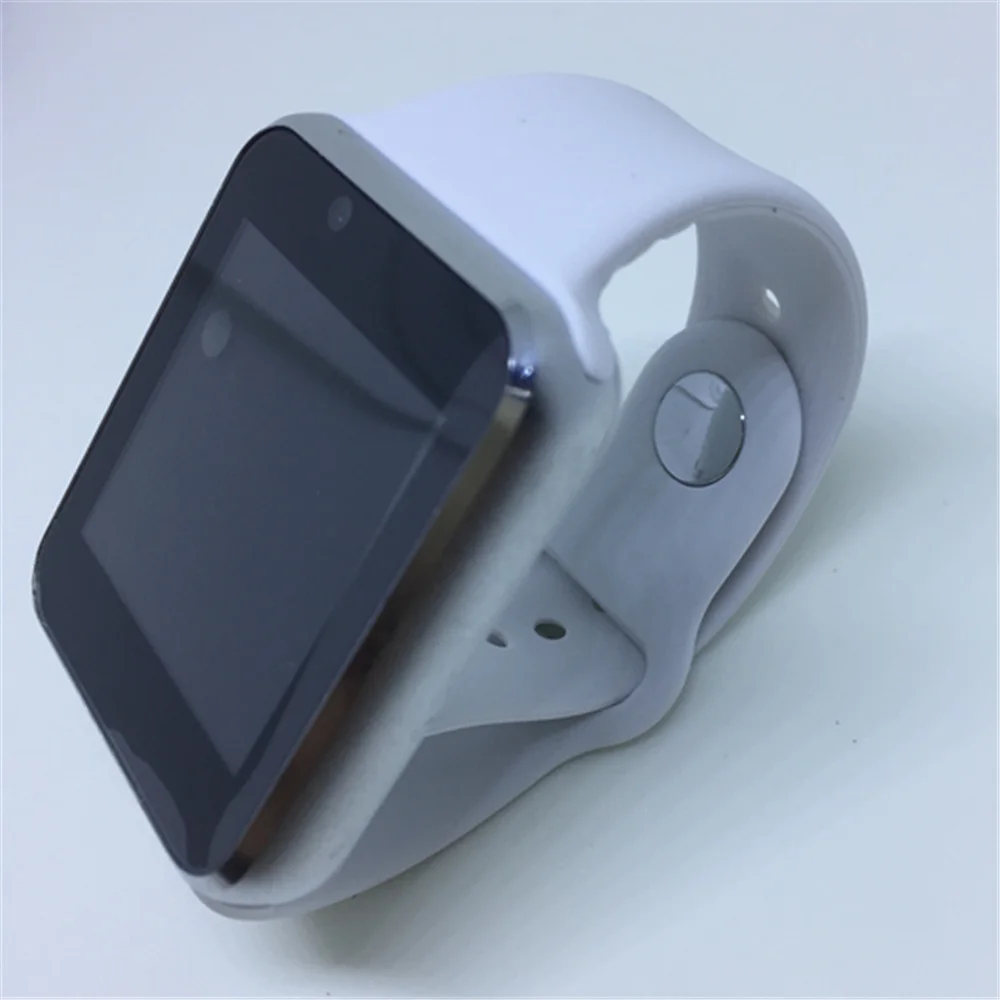 Белый A1 Смарт часы для мужчин и женщин Smartwatch Android ios ip67 Водонепроницаемый Bluetooth спортивные часы фитнес трекер активности PK DZ09 GT08 - Цвет: Белый