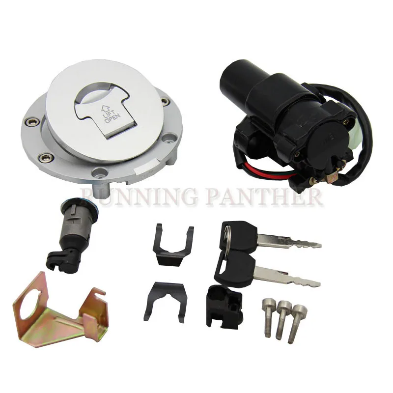 

all car lock full vehicle lock ignition Switch Lock Key Gas Tank Cap Cover For Honda CBR600 03-06 CBR600 F4/F4i 01-06