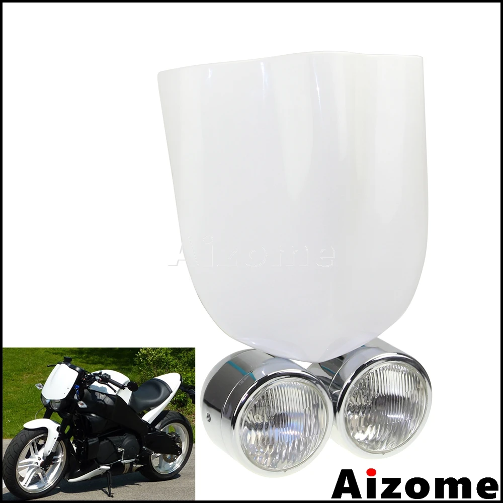 Мотоциклетное ветровое стекло Fly Экран 4 &quotдвойной головной светильник уличный