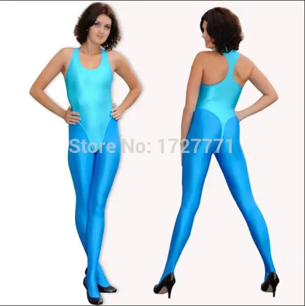 Блестящие Непрозрачные колготки из спандекса (LS4987) оригинальные Фетиш-леггинсы