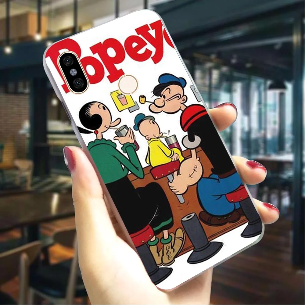 Пластиковый чехол для телефона Xiaomi Redmi Note3 3pro Popeye, чехол для Redmi Note 6, чехлы 5 Pro 4A 5 Plus 5A Prime 4X 6A