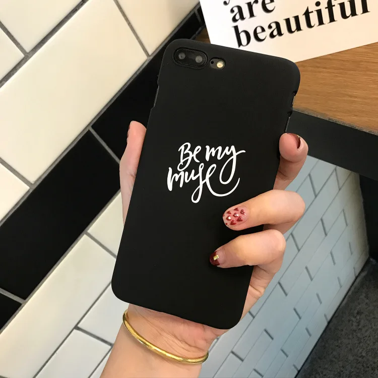 Простой Черный винно красный чехол для iPhone X XR XS Max 6 S 7 8 Plus полупакет Жесткий ПК