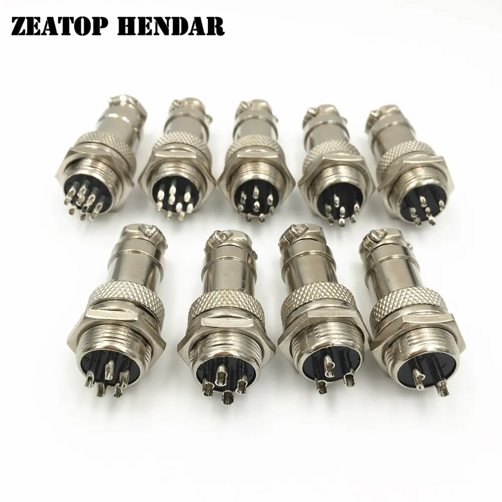 40 комплектов GX16 XLR 2 3 4 5 6 7 8 9 10 штырьковых разъемов Штекерный и гнездовой разъем
