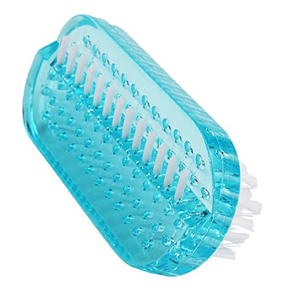 

Double Sided Nail Cleaning Clean Brush Tool File Manicure Pedicure Soft Remove Nail Brush Tools File Nail Art Care Clean Brush