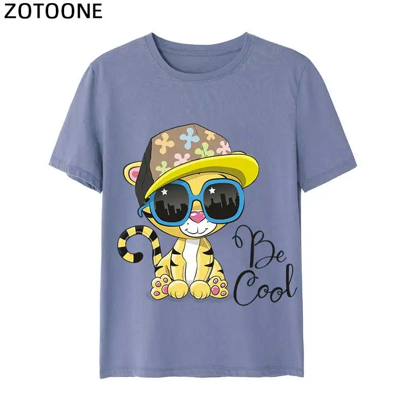 ZOTOONE быть тигром Applicaties Voor Kleding трансферт Thermocollants Vetement DIY патчи передачи тепла для
