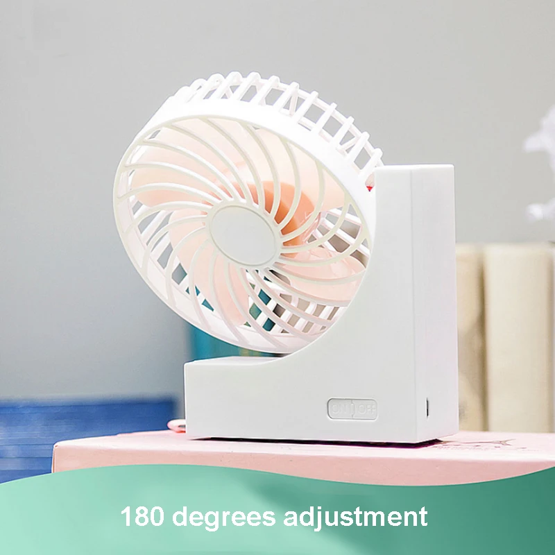Портативный мини присоска вентилятор USB аккумуляторная батарея с лопасти ABS