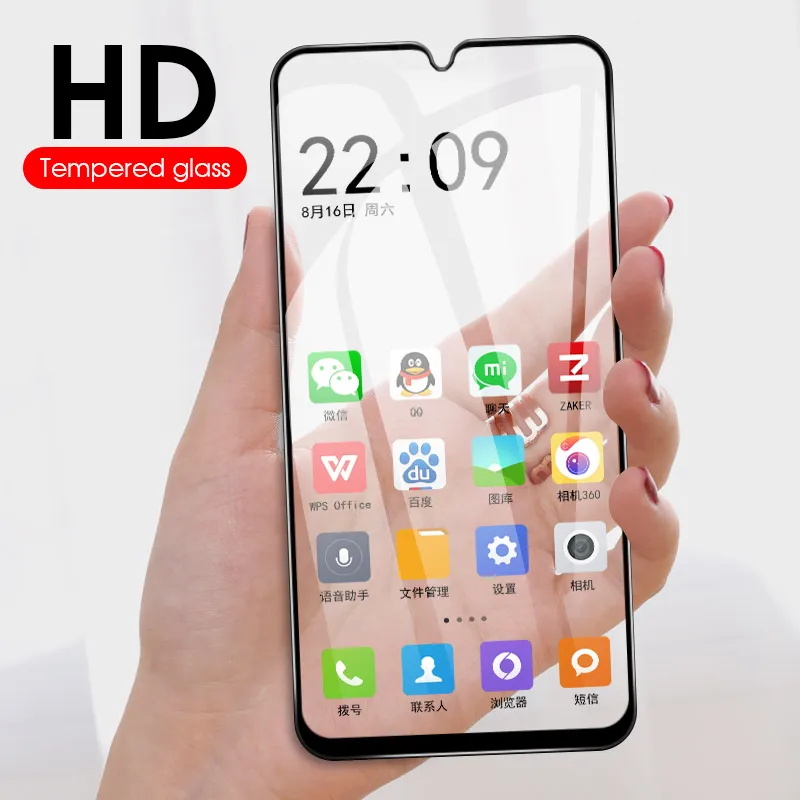 Закаленное стекло с полным покрытием для UMIDIGI A5 Pro Защитная пленка экрана