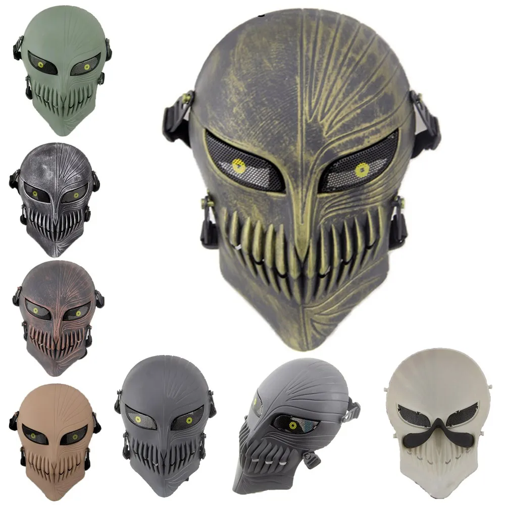 

Free shipping Death Ichigo Kurosaki Anime Mask Bleach for Halloween Masquerade Cosplay Costumes CS War Game Tactical Props