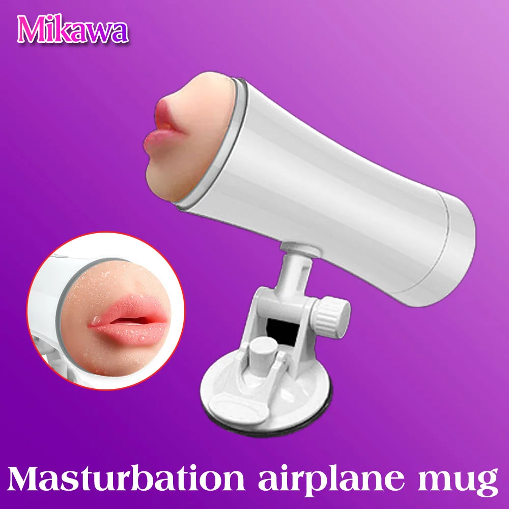 Портативный двойное отверстие мужской мастурбатор TPE оральный вагинальный