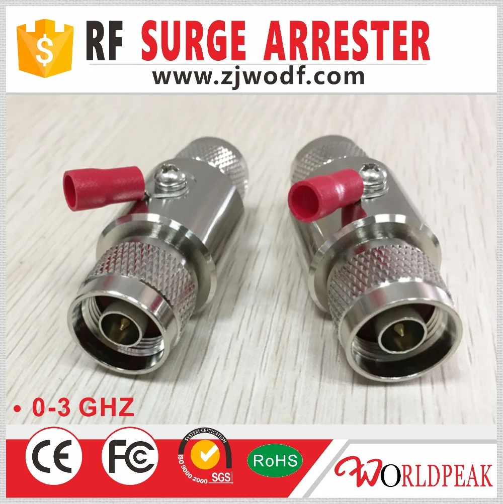 Бесплатная доставка 1 шт. радиочастотный молниеотвод 0 3 ГГц штекер N