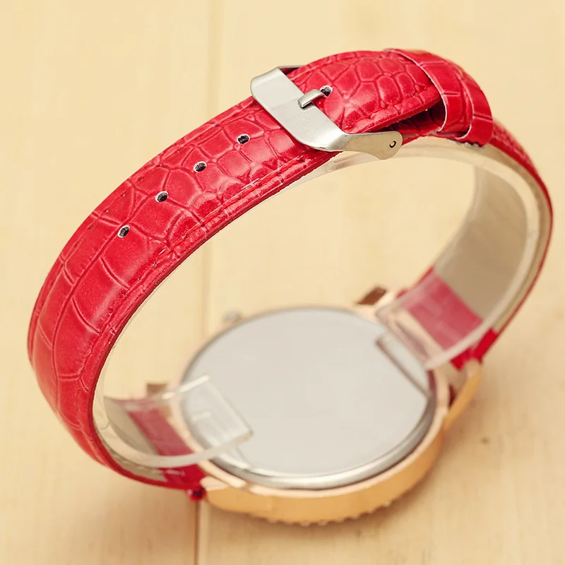 Модные женские Элитный бренд часы с украшением в виде кристаллов наручные