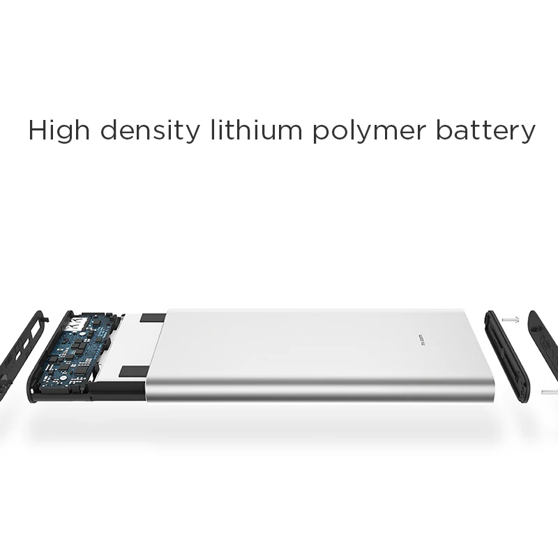 Xiao mi power Bank 3 10000 мАч Быстрая зарядка QC3.0 PLM12ZM usb type C Универсальный смартфон тонкий