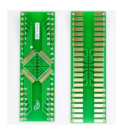 10 шт. TQFP44 к DIP44 QFP44 SOP до погружения шага 0 8 мм адаптер pcb конвертер|Запчасти для