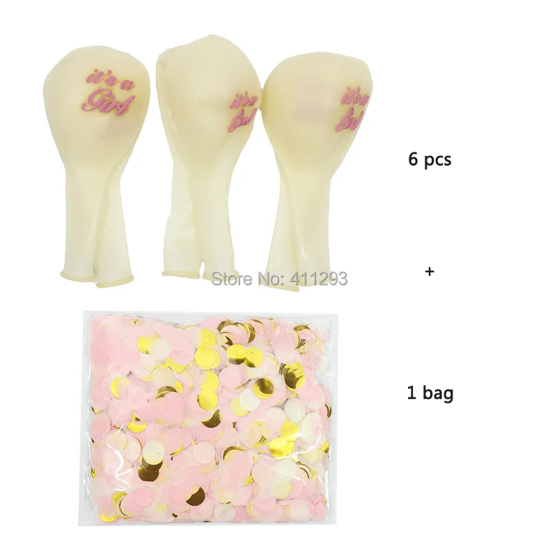 6 шт. это девочка/это мальчик/о Детские шары праздвечерние чные украшения для