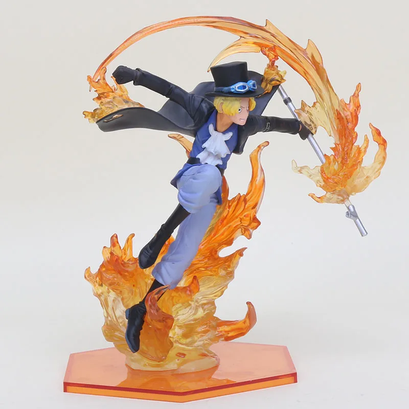 Аниме одно изделие Santoryu Roronoa Zoro Sabo Shanks Law batch Ver. ПВХ фигурка модель игрушки - Цвет: sabo no box