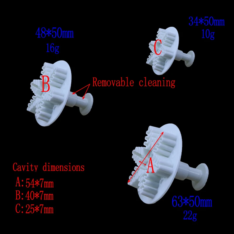 Листья помадки для мороженого горячая Распродажа круглая форма с пятиконечной