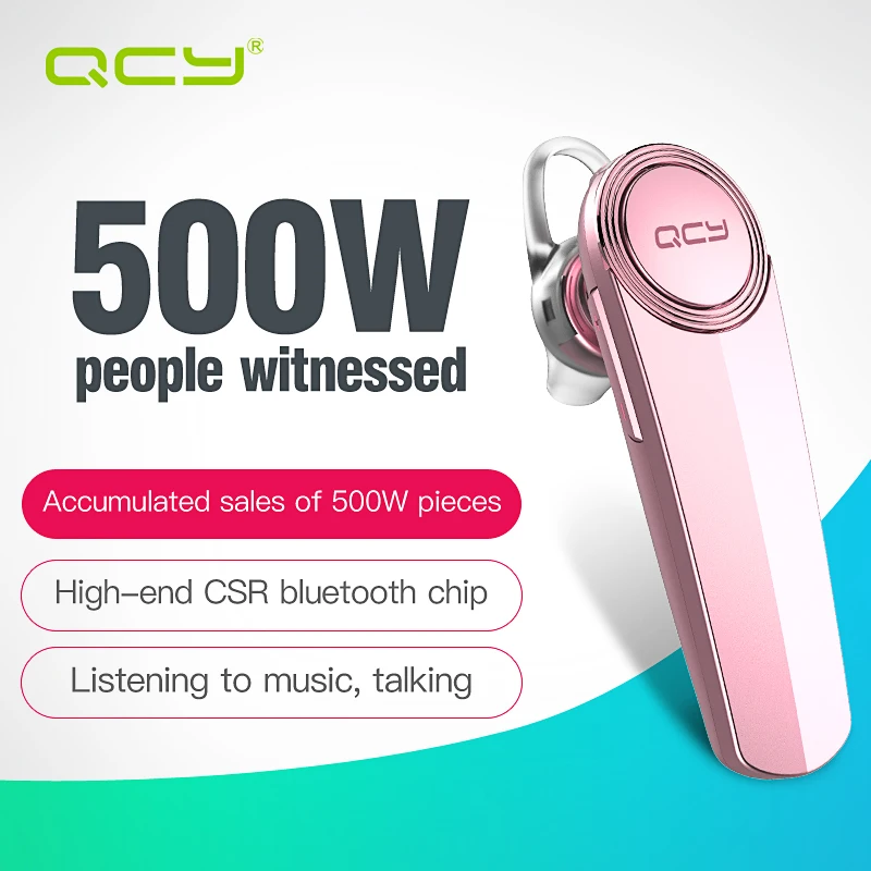 QCY Q8 китайская звуковая стерео связь Bluetooth наушники Беспроводная гарнитура