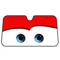 

Мультфильм окно фольги 5 цветов глаз Pixar с подогревом лобовое стекло Солнцезащитный козырек 130x70 см автомобиля переднее окно козырек автомобиля Солнечная защита