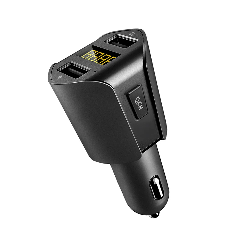 HEVXM fm-передатчик двойной USB T23 автомобильное зарядное устройство Автомобильный MP3 музыкальный плеер U диск плеер Автомобильный Bluetooth трубка- слуховой комплект