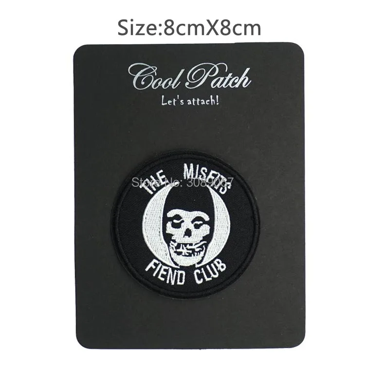 3 &quotMisfits злодей Club Данциг ужас швейная заплата вышивки аксессуары для